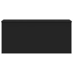 vidaXL Cutie de depozitare, negru, 100x42x46 cm, lemn prelucrat vidaXL Cutie de depozitare, negru, 100x42x46 cm, lemn prelucrat