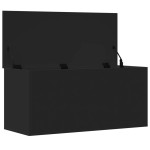 vidaXL Cutie de depozitare, negru, 100x42x46 cm, lemn prelucrat vidaXL Cutie de depozitare, negru, 100x42x46 cm, lemn prelucrat