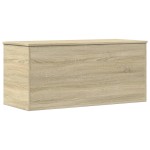 vidaXL Cutie de depozitare stejar sonoma, 100x42x46 cm, lemn prelucrat vidaXL Cutie de depozitare stejar sonoma, 100x42x46 cm, lemn prelucrat