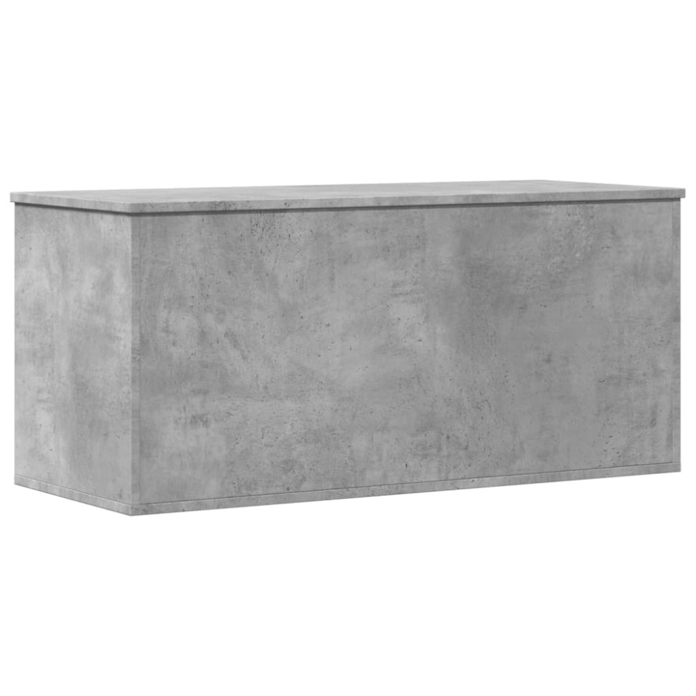 vidaXL Cutie de depozitare, gri beton, 100x42x46 cm, lemn prelucrat