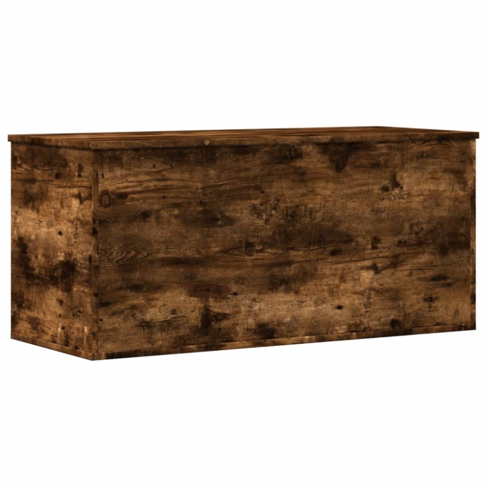 vidaXL Cutie de depozitare stejar fumuriu, 100x42x46 cm lemn prelucrat