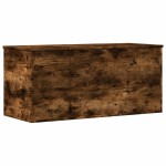 vidaXL Cutie de depozitare stejar fumuriu, 100x42x46 cm lemn prelucrat vidaXL Cutie de depozitare stejar fumuriu, 100x42x46 cm lemn prelucrat