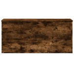 vidaXL Cutie de depozitare stejar fumuriu, 100x42x46 cm lemn prelucrat vidaXL Cutie de depozitare stejar fumuriu, 100x42x46 cm lemn prelucrat