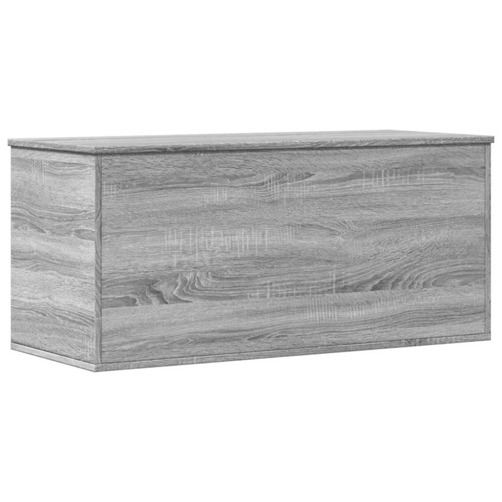 vidaXL Cutie de depozitare, gri sonoma, 100x42x46 cm, lemn prelucrat