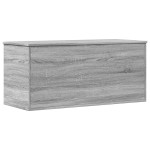 vidaXL Cutie de depozitare, gri sonoma, 100x42x46 cm, lemn prelucrat vidaXL Cutie de depozitare, gri sonoma, 100x42x46 cm, lemn prelucrat