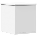 vidaXL Cutie de depozitare, alb, 30x35x35 cm, lemn prelucrat vidaXL Cutie de depozitare, alb, 30x35x35 cm, lemn prelucrat