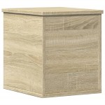 vidaXL Cutie de depozitare, stejar sonoma, 30x35x35 cm, lemn prelucrat vidaXL Cutie de depozitare, stejar sonoma, 30x35x35 cm, lemn prelucrat
