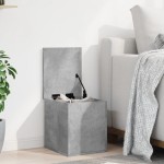 vidaXL Cutie de depozitare, gri beton, 30x35x35 cm, lemn prelucrat vidaXL Cutie de depozitare, gri beton, 30x35x35 cm, lemn prelucrat