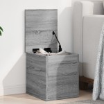 vidaXL Cutie de depozitare, gri sonoma, 30x35x35 cm, lemn prelucrat vidaXL Cutie de depozitare, gri sonoma, 30x35x35 cm, lemn prelucrat