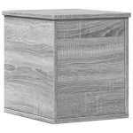 vidaXL Cutie de depozitare, gri sonoma, 30x35x35 cm, lemn prelucrat vidaXL Cutie de depozitare, gri sonoma, 30x35x35 cm, lemn prelucrat