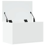 vidaXL Cutie de depozitare, alb, 60x35x35 cm, lemn prelucrat