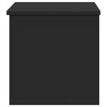 vidaXL Cutie de depozitare, negru, 60x35x35 cm, lemn prelucrat vidaXL Cutie de depozitare, negru, 60x35x35 cm, lemn prelucrat