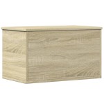 vidaXL Cutie de depozitare, stejar sonoma, 60x35x35 cm, lemn prelucrat vidaXL Cutie de depozitare, stejar sonoma, 60x35x35 cm, lemn prelucrat