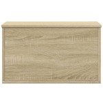 vidaXL Cutie de depozitare, stejar sonoma, 60x35x35 cm, lemn prelucrat vidaXL Cutie de depozitare, stejar sonoma, 60x35x35 cm, lemn prelucrat