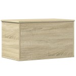 vidaXL Cutie de depozitare, stejar sonoma, 60x35x35 cm, lemn prelucrat vidaXL Cutie de depozitare, stejar sonoma, 60x35x35 cm, lemn prelucrat