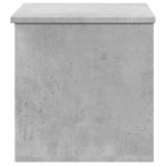 vidaXL Cutie de depozitare, gri beton, 60x35x35 cm, lemn prelucrat