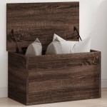 vidaXL Cutie de depozitare, stejar maro, 60x35x35 cm, lemn prelucrat vidaXL Cutie de depozitare, stejar maro, 60x35x35 cm, lemn prelucrat