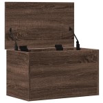 vidaXL Cutie de depozitare, stejar maro, 60x35x35 cm, lemn prelucrat vidaXL Cutie de depozitare, stejar maro, 60x35x35 cm, lemn prelucrat