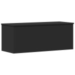 vidaXL Cutie de depozitare, negru, 90x35x35 cm, lemn prelucrat vidaXL Cutie de depozitare, negru, 90x35x35 cm, lemn prelucrat