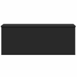 vidaXL Cutie de depozitare, negru, 90x35x35 cm, lemn prelucrat vidaXL Cutie de depozitare, negru, 90x35x35 cm, lemn prelucrat