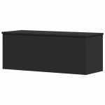 vidaXL Cutie de depozitare, negru, 90x35x35 cm, lemn prelucrat vidaXL Cutie de depozitare, negru, 90x35x35 cm, lemn prelucrat