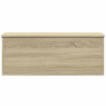 vidaXL Cutie de depozitare, stejar sonoma, 90x35x35 cm, lemn prelucrat vidaXL Cutie de depozitare, stejar sonoma, 90x35x35 cm, lemn prelucrat