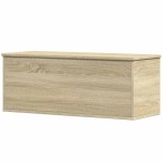 vidaXL Cutie de depozitare, stejar sonoma, 90x35x35 cm, lemn prelucrat vidaXL Cutie de depozitare, stejar sonoma, 90x35x35 cm, lemn prelucrat