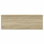 vidaXL Cutie de depozitare, stejar sonoma, 102x35x35cm, lemn prelucrat vidaXL Cutie de depozitare, stejar sonoma, 102x35x35cm, lemn prelucrat