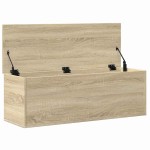 vidaXL Cutie de depozitare, stejar sonoma, 102x35x35cm, lemn prelucrat vidaXL Cutie de depozitare, stejar sonoma, 102x35x35cm, lemn prelucrat