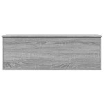vidaXL Cutie de depozitare, gri sonoma, 102x35x35 cm, lemn prelucrat