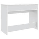 vidaXL Masă de toaletă cu oglindă, alb, 100x45x76 cm vidaXL Masă de toaletă cu oglindă, alb, 100x45x76 cm