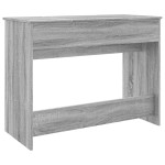 vidaXL Masă de toaletă cu oglindă, gri sonoma, 100x45x76 cm vidaXL Masă de toaletă cu oglindă, gri sonoma, 100x45x76 cm