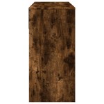 vidaXL Masă de toaletă cu oglindă, stejar fumuriu, 80x39x80 cm
