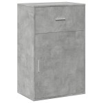 vidaXL Dulap de depozitare, gri beton, 56,5x39x90 cm, lemn prelucrat