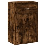 vidaXL Dulap depozitare, stejar fumuriu, 56,5x39x90 cm, lemn prelucrat