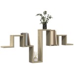vidaXL Raft de perete, stejar sonoma, 104,5x10x43 cm, lemn prelucrat