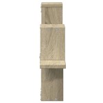 vidaXL Raft de perete, stejar sonoma, 104,5x10x43 cm, lemn prelucrat
