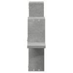 vidaXL Raft de perete, gri beton, 104,5x10x43 cm , lemn prelucrat