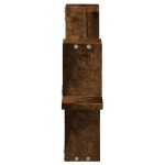 vidaXL Raft de perete, stejar fumuriu, 104,5x10x43 cm, lemn prelucrat vidaXL Raft de perete, stejar fumuriu, 104,5x10x43 cm, lemn prelucrat