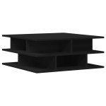 vidaXL Măsuță de cafea, negru, 70x70x29 cm, lemn prelucrat vidaXL Măsuță de cafea, negru, 70x70x29 cm, lemn prelucrat