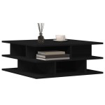 vidaXL Măsuță de cafea, negru, 70x70x29 cm, lemn prelucrat vidaXL Măsuță de cafea, negru, 70x70x29 cm, lemn prelucrat