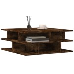 vidaXL Masă de cafea, stejar fumuriu, 70x70x29 cm, lemn compozit