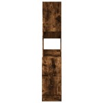 vidaXL Dulap de bucătărie stejar fumuriu, 35x50x180 cm, lemn prelucrat