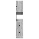vidaXL Dulap de bucătărie, gri sonoma, 35x50x180 cm lemn prelucrat vidaXL Dulap de bucătărie, gri sonoma, 35x50x180 cm lemn prelucrat