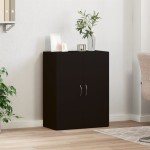 vidaXL Fișet, negru, 60x32x77,5 cm, lemn prelucrat vidaXL Fișet, negru, 60x32x77,5 cm, lemn prelucrat