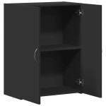vidaXL Fișet, negru, 60x32x77,5 cm, lemn prelucrat vidaXL Fișet, negru, 60x32x77,5 cm, lemn prelucrat