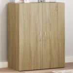 vidaXL Fișet, stejar sonoma, 60x32x77,5 cm, lemn prelucrat vidaXL Fișet, stejar sonoma, 60x32x77,5 cm, lemn prelucrat