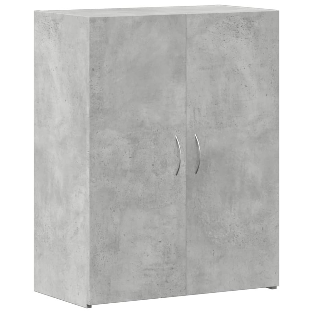 vidaXL Fișet, gri beton, 60x32x77,5 cm, lemn prelucrat