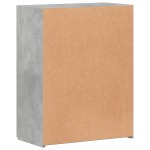 vidaXL Fișet, gri beton, 60x32x77,5 cm, lemn prelucrat vidaXL Fișet, gri beton, 60x32x77,5 cm, lemn prelucrat