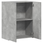 vidaXL Fișet, gri beton, 60x32x77,5 cm, lemn prelucrat vidaXL Fișet, gri beton, 60x32x77,5 cm, lemn prelucrat